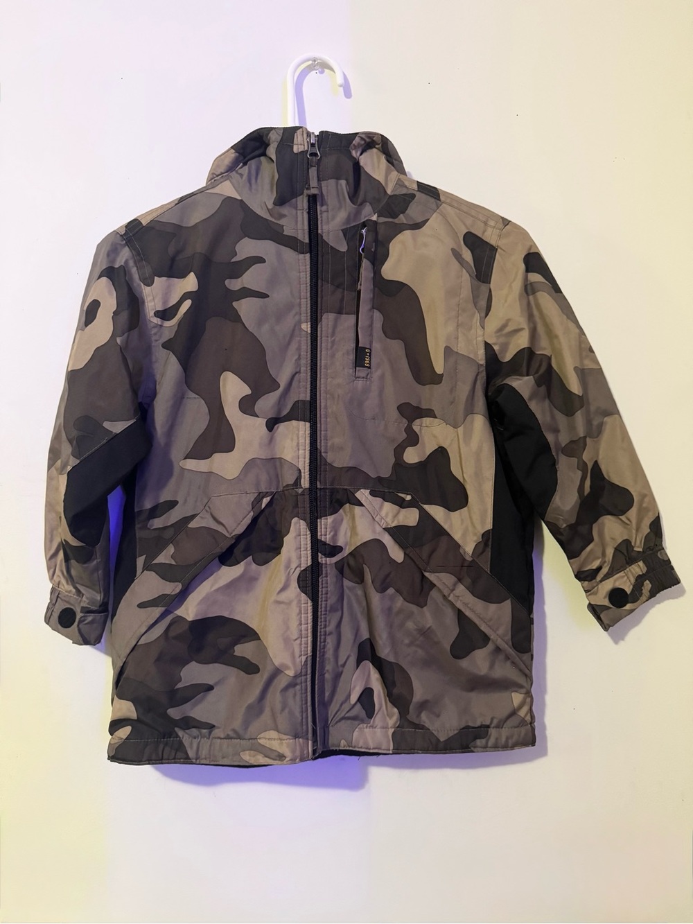 GAP Boys Camo Fleece Lined Jacket